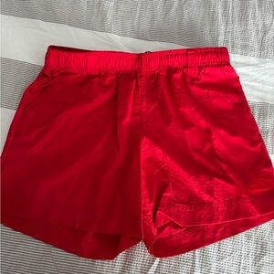 Columbia Cherry Red Women’s PFG Rugged Water Shorts Size: M